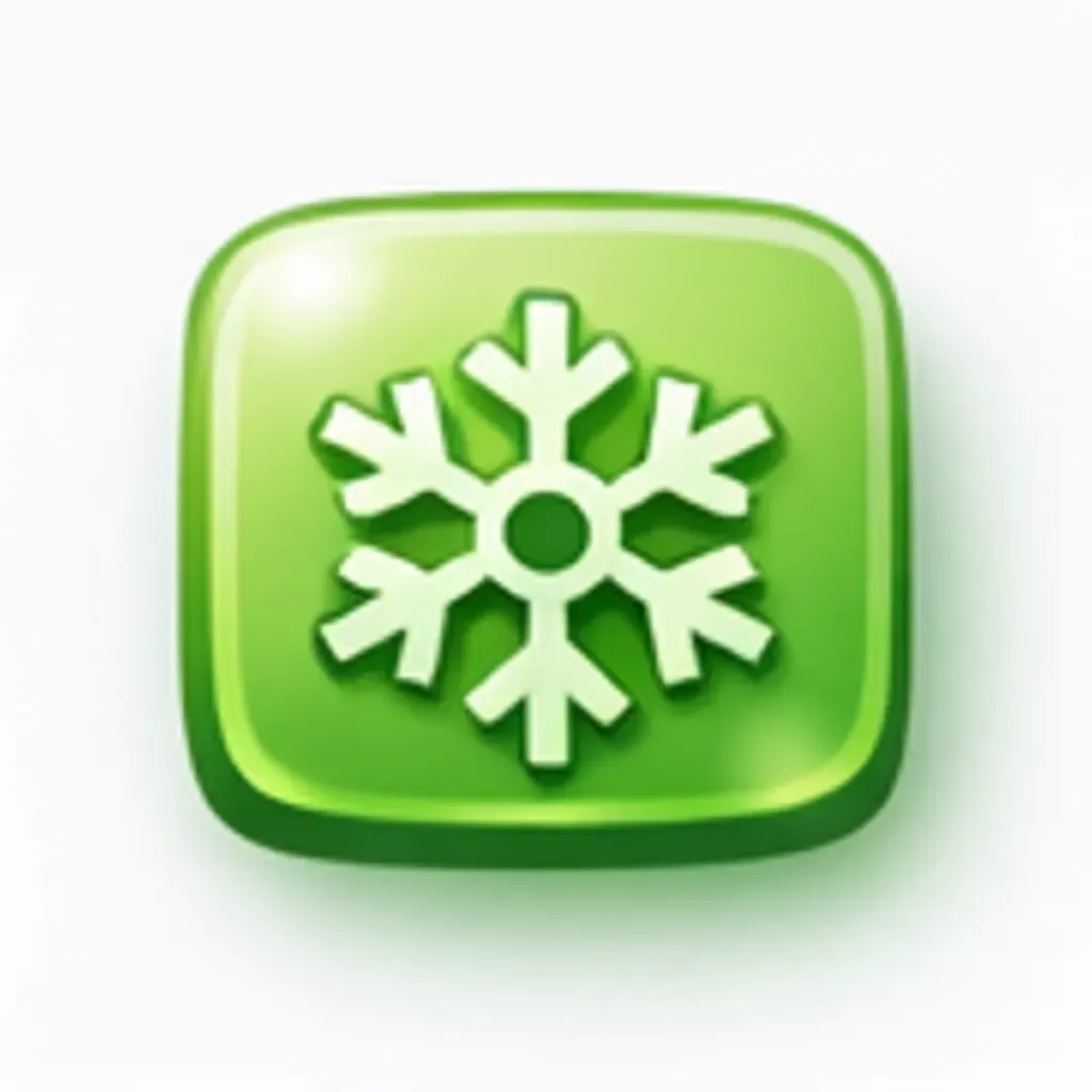 Snowflake icon representing temperature-controlled storage units for sensitive items