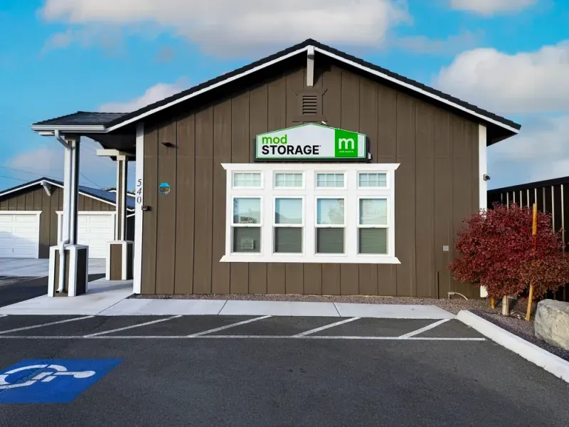 Wide drive-up storage units for easy loading and unloading