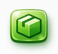 Package box icon representing secure package receiving and storage services